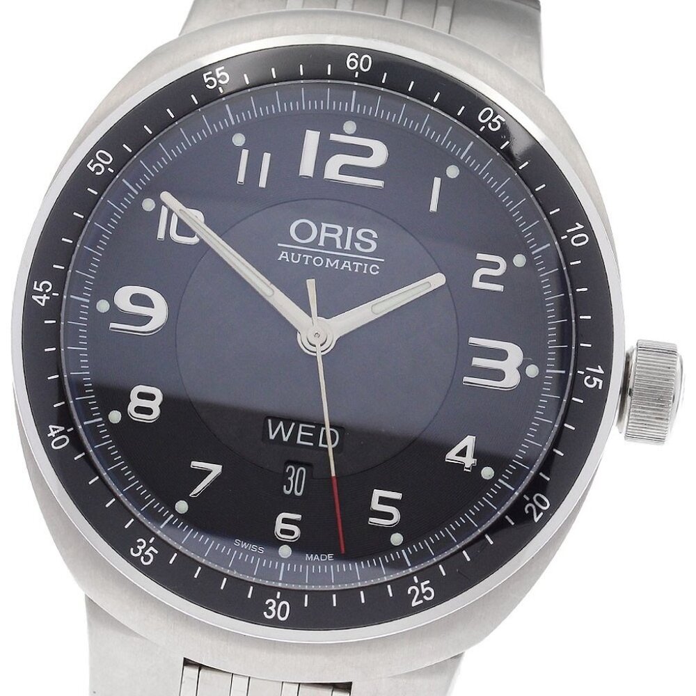 ORIS TT3 7589 Day date black Dial Automatic Men's Watch_903445